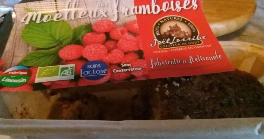 Moelleux aux framboises