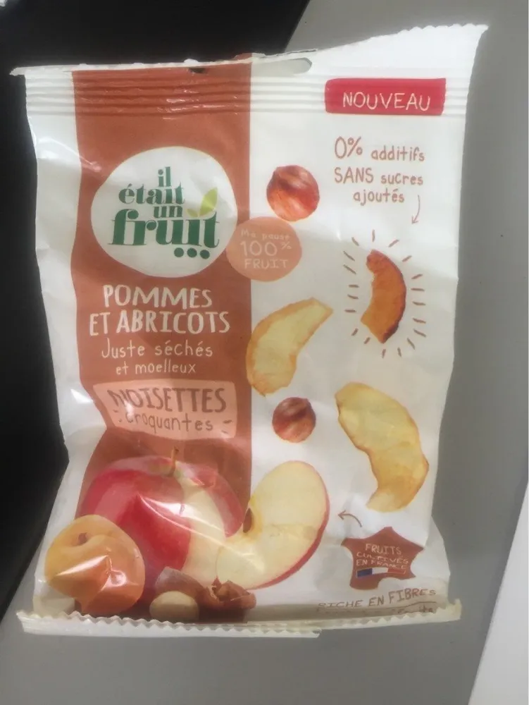 Pomme abricot et noisette
