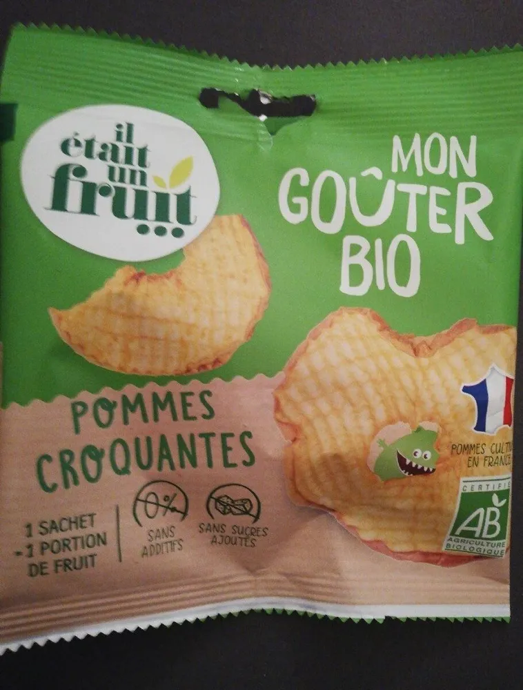 Mon goûter bio- pommes croquantes