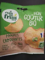 Mon goûter bio- pommes croquantes