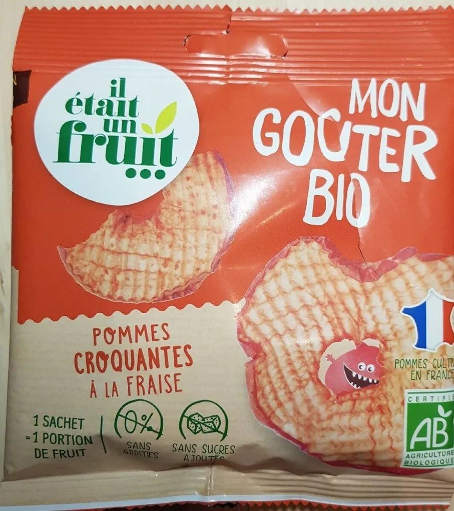 Pommes craquantes à la fraise