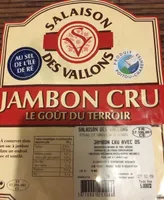 Jambon cru Salaison des vallons
