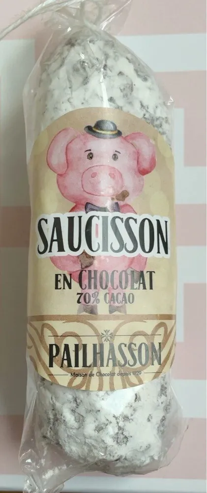 Saucisson en chocolat