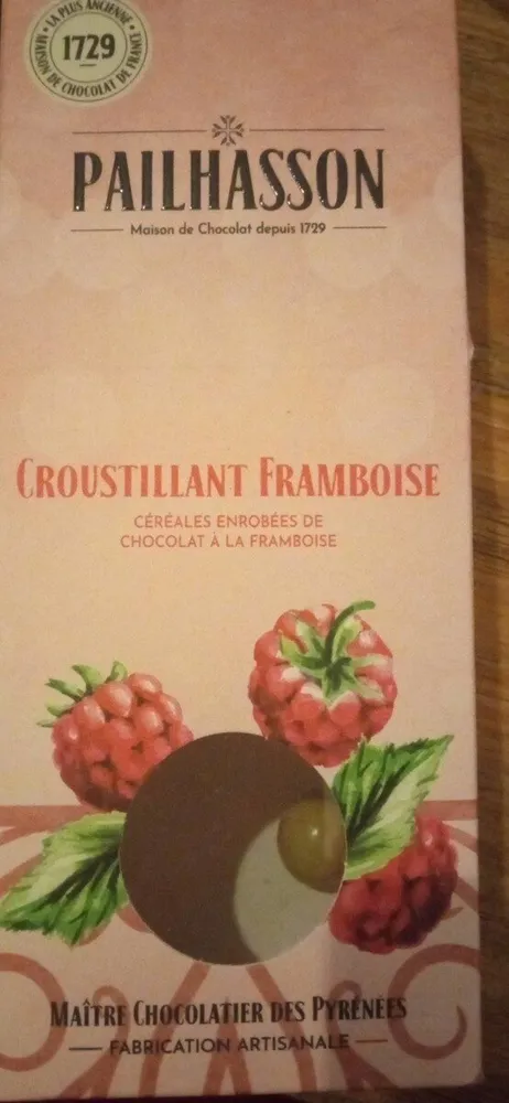 Croustillant framboise