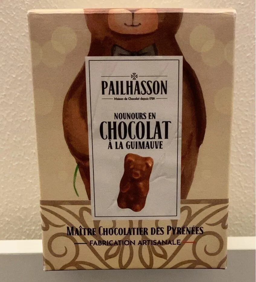Nounours en chocolat à la guimauve