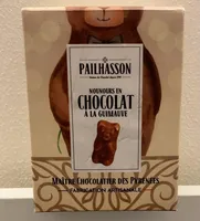 Nounours en chocolat à la guimauve