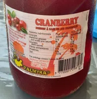 Cranberry boisson a base de jus concentre
