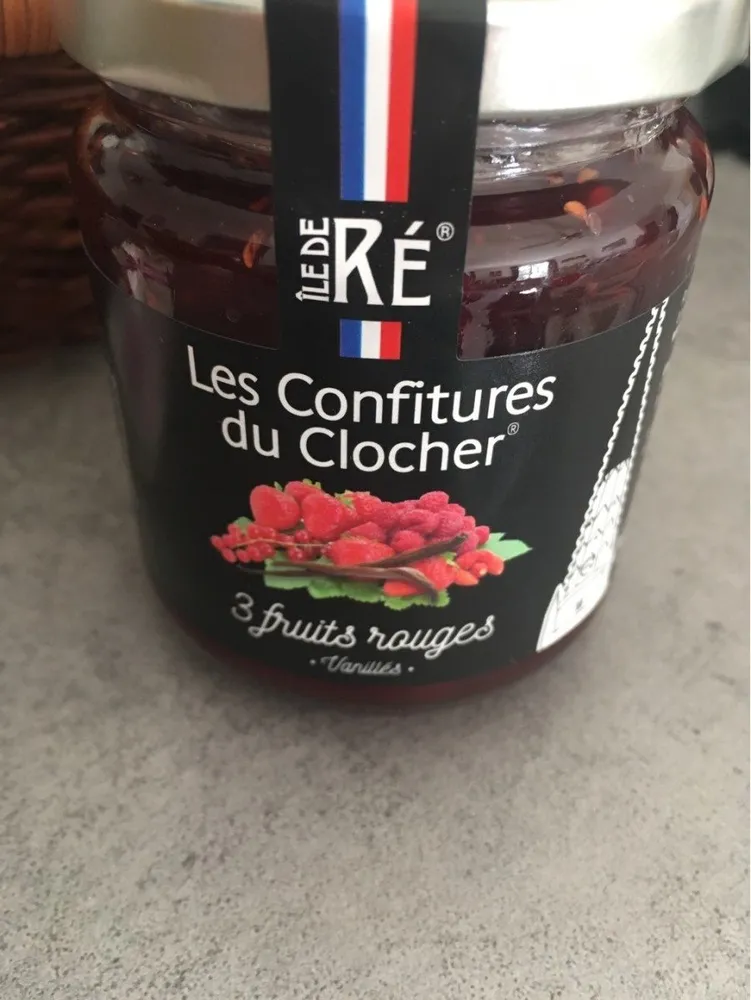 3 fruits rouges vanillées