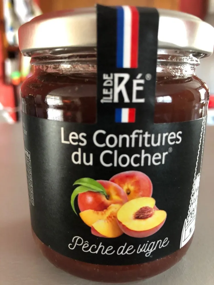 Confiture pêche de vigne
