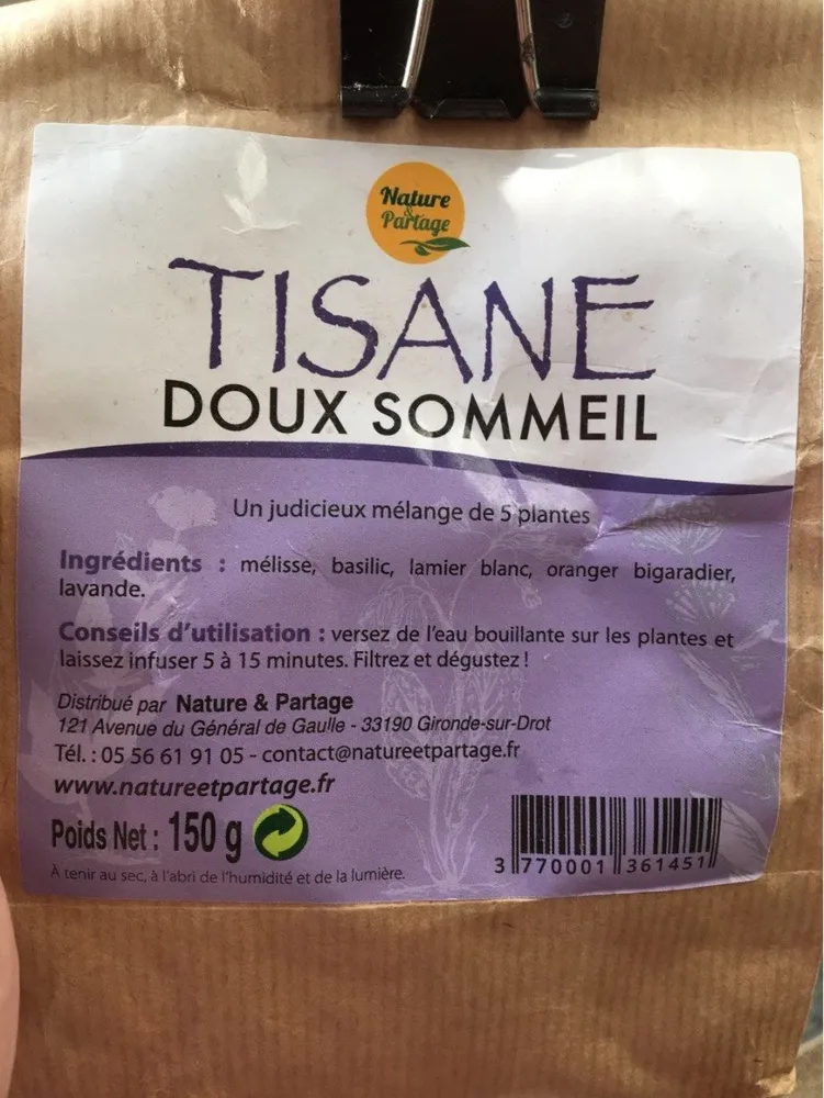 Tisane doux sommeil