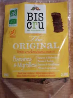 Petits crackers sans cuisson Bananes & Myrtilles