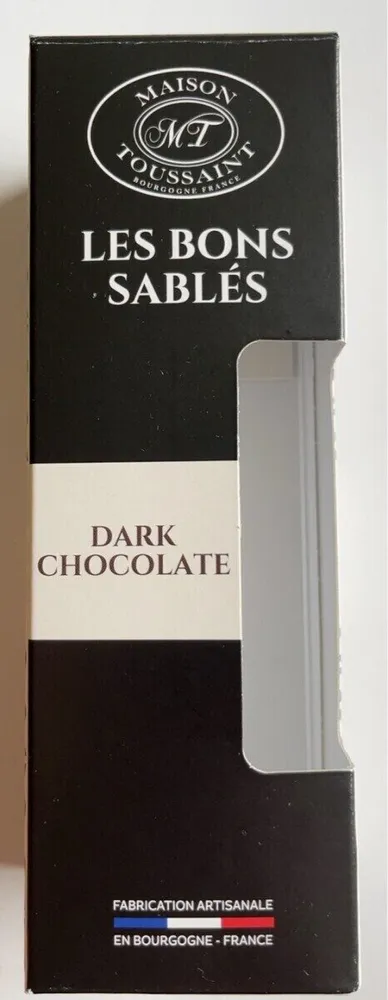 Les bons sablés dark chocolate