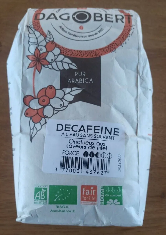 Décaféiné pur arabica