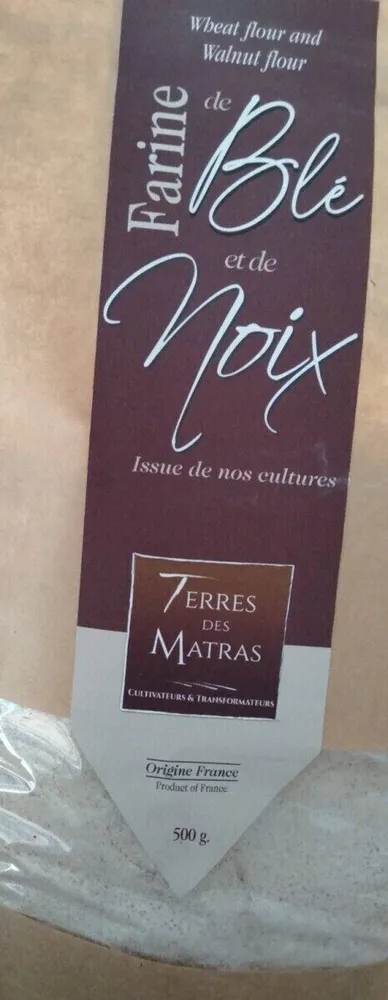 Farine de blé et de noix