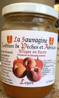 Confiture de peches et abricots