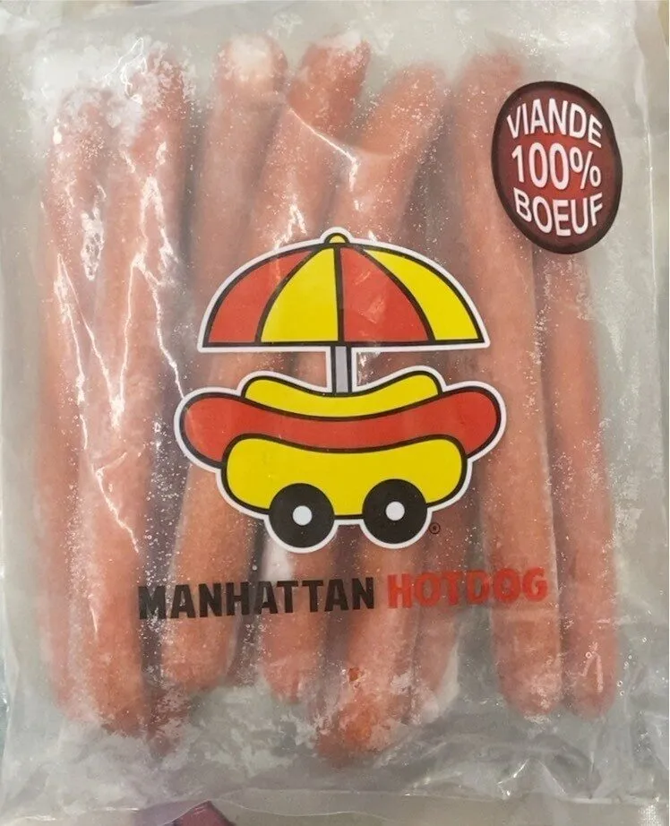 Saucisse Hot Dog 100% boeuf