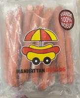 Saucisse Hot Dog 100% boeuf
