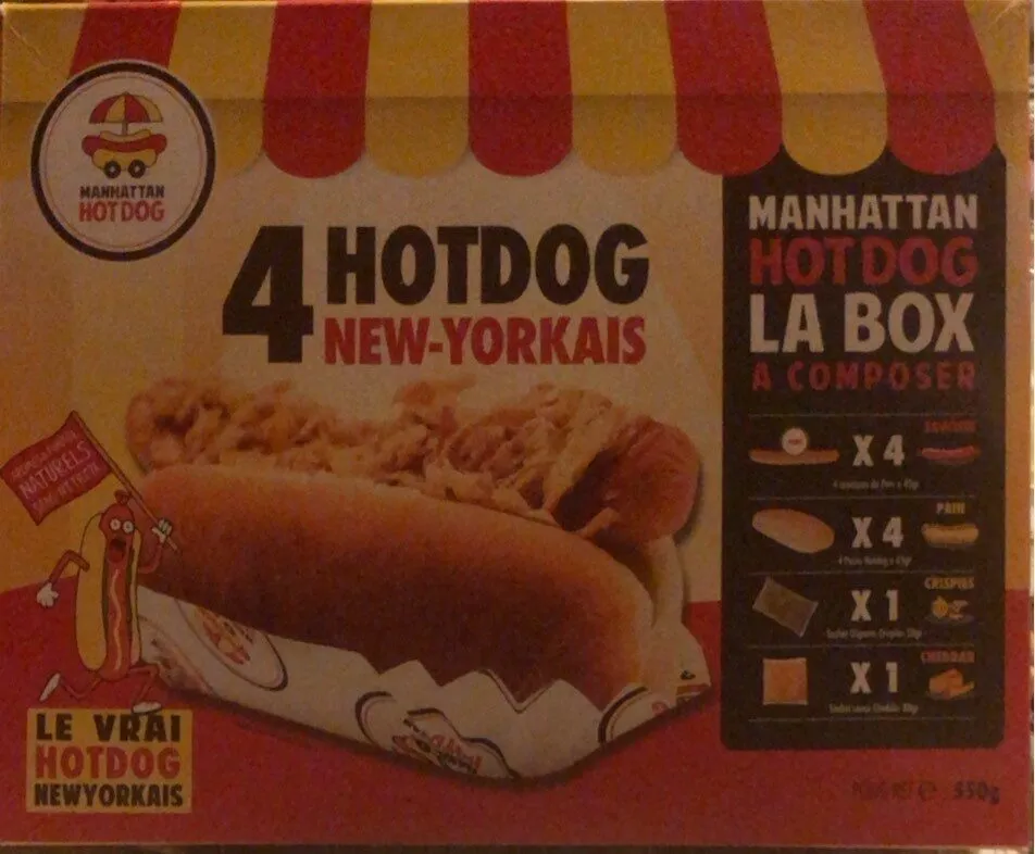 4 hotdog new-yorkais
