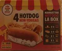 4 hotdog new-yorkais