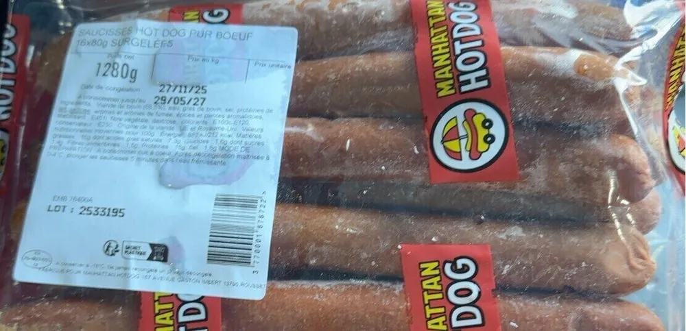 Saucisses hot dog