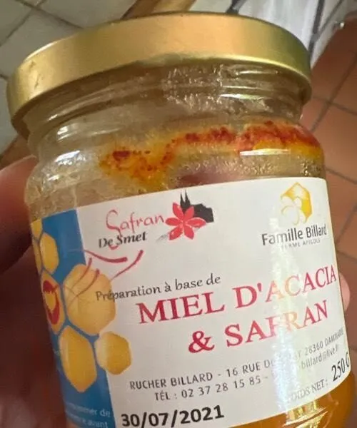 Miel d’acacia et safran