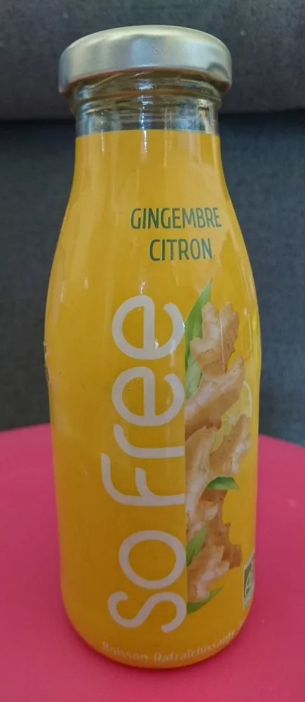 Boisson So free Gingembre Citron Bio