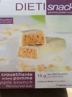 Barre croustillante arome pomme
