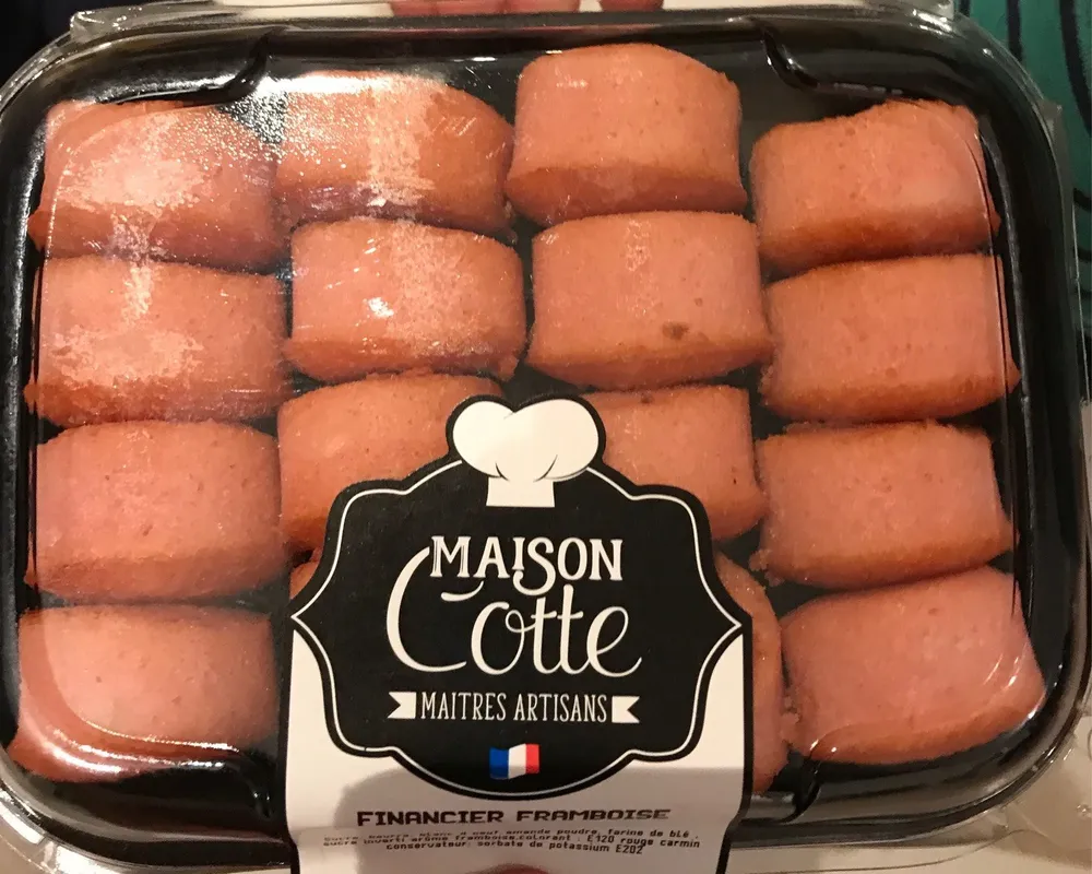 Financier framboise