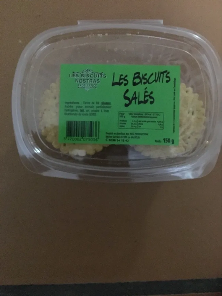Les biscuits salés