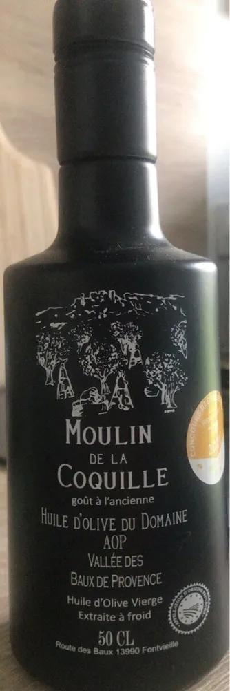 Huile d'olive moulin de la coquille