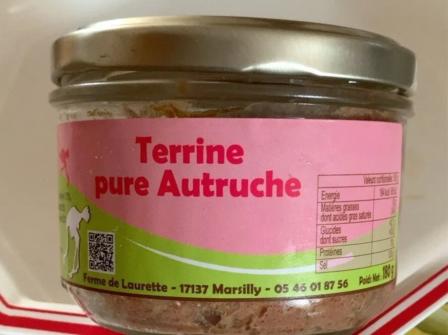 Terrine pure Autruche