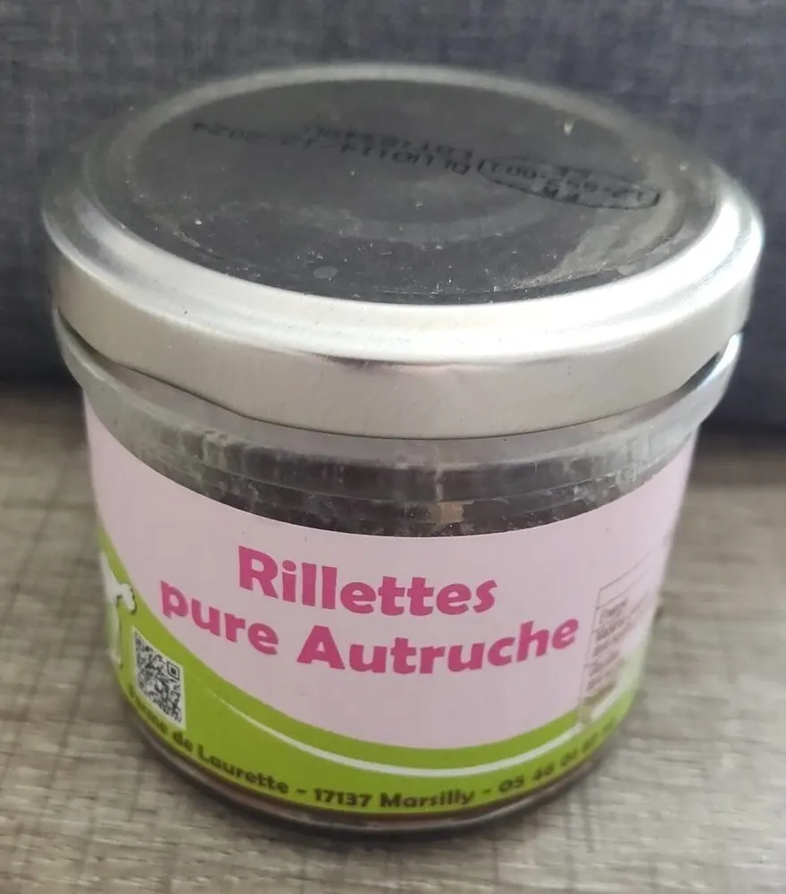 Rillettes pure Autruche