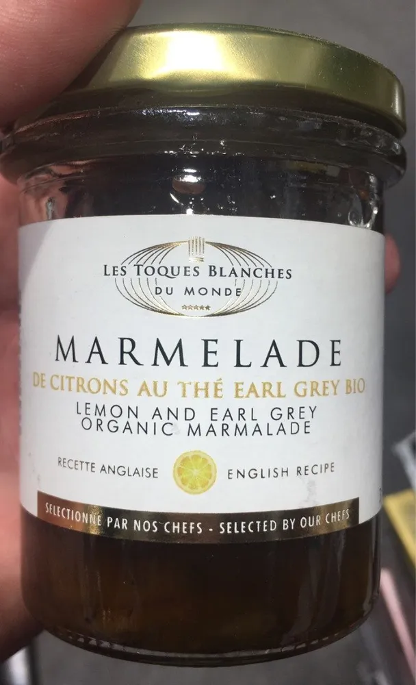 Marmelade de citrons au thé earl grey bio
