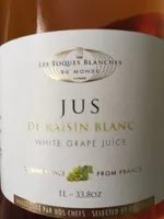 Jus de raisin blanc