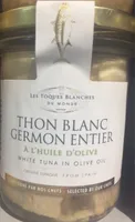 Thon blanc Germon entier à l'huile d'olive