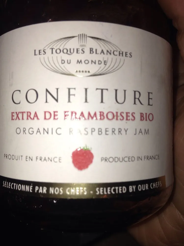 confiture extra de framboises bio
