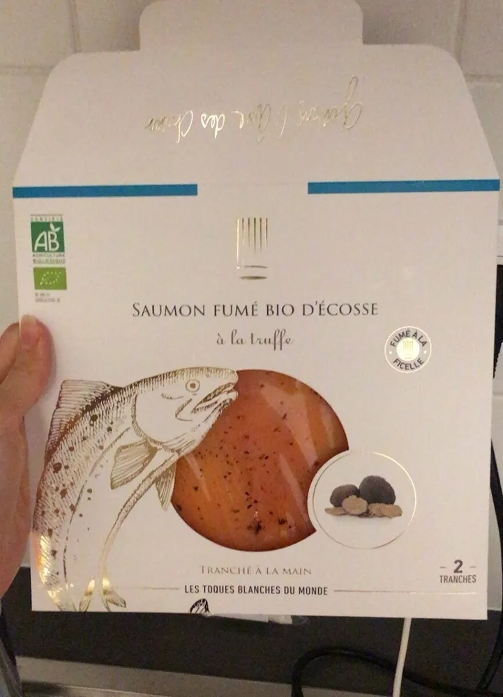 Saumon fumé bio d’ecosse à la truffe