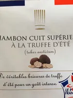 Jambon cuit superieur à la truffe d'été