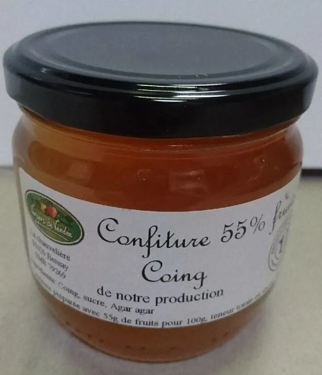 Confiture 55% fruits Coings
