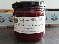 Confiture 55% fruits Nectarine de vigne sanguine