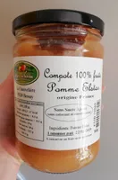 Compote de pomme 100% fruits
