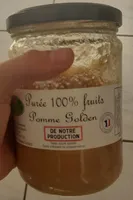 Purée 100% fruits pomme golden
