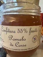 Confiture 55% fruits Pomelo de Corse