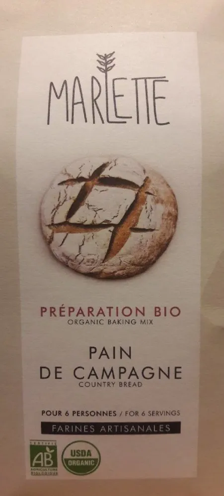 Préparation Bio Pain De Campagne