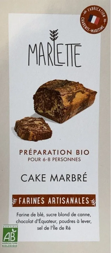Preparation Bio Cake Marbré