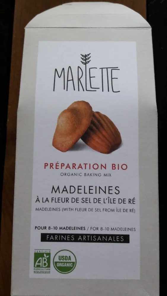 Madeleines à la fleur de sel de l'île de Ré