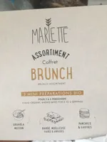 Coffret Brunch,Assortiment De 3 Mini Préparations Bio
