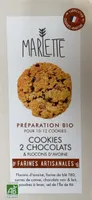 Cookies 2 chocolats & flocons d’avoine