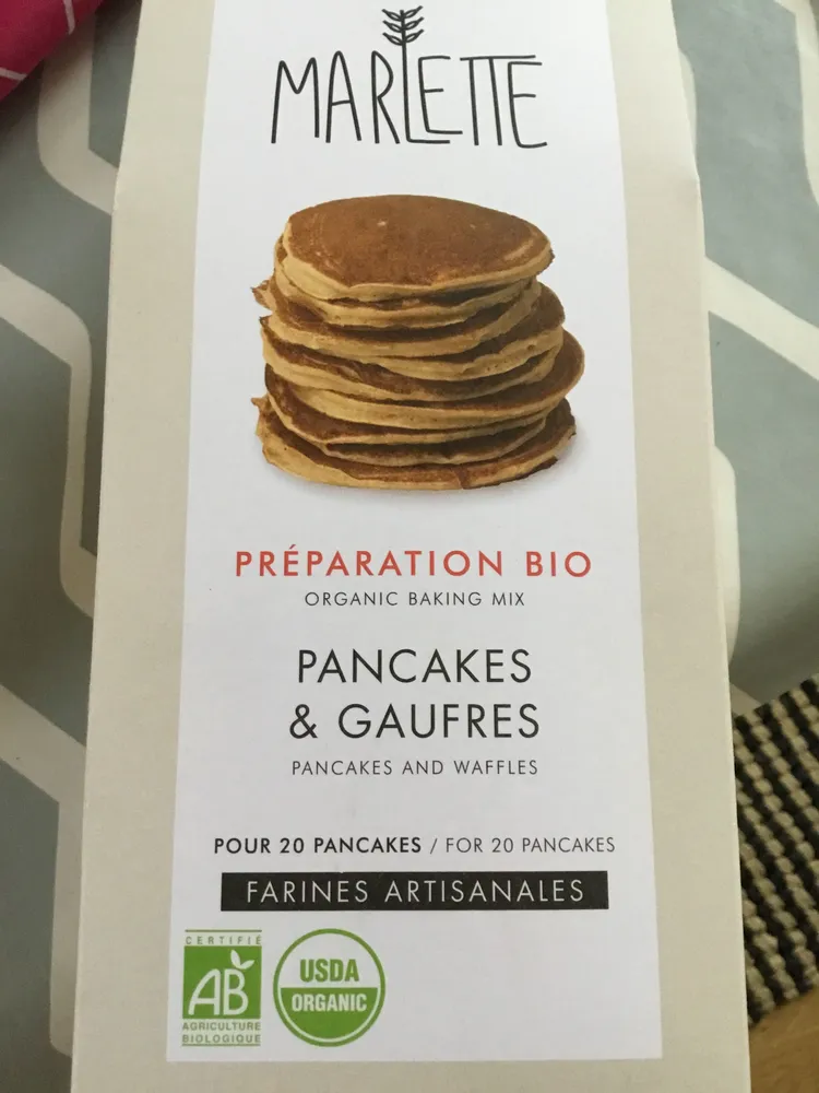 Préparation Bio Pour Pancakes Et Gaufres
