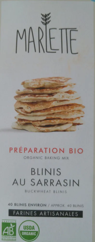 Préparation Bio Pour Blinis Au Sarrasin